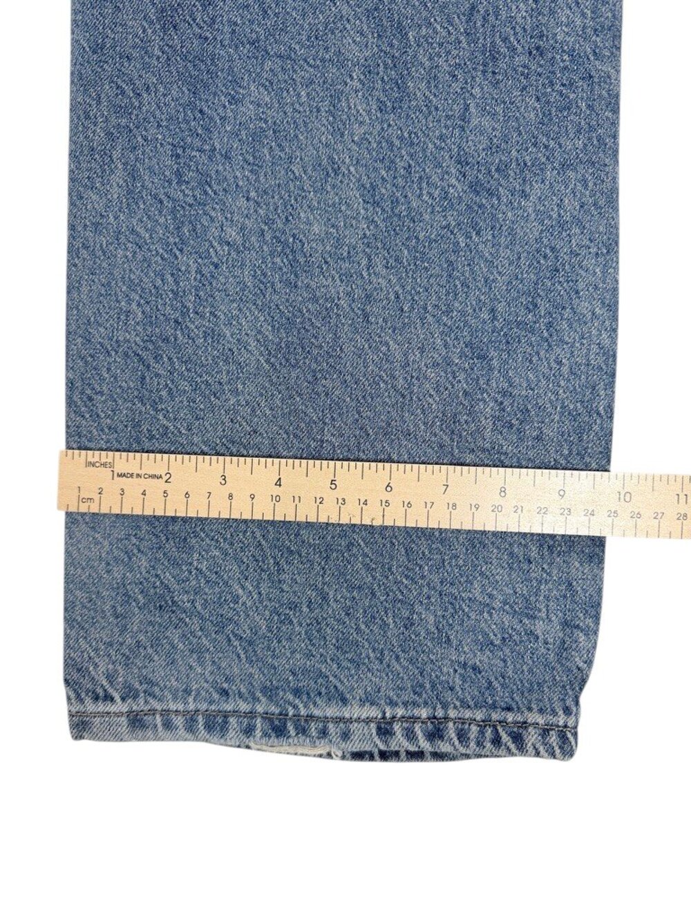 Women's PacSun Baggy Wide Leg Jeans Size 30 Mid Rise Light Wash - Picture 10 of 14